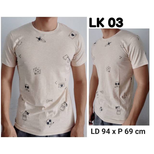 Kaos cowok Atasan Laki laki Baju pria