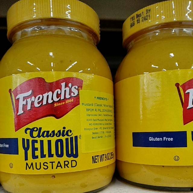 

French's classic yellow mustard 255gr
