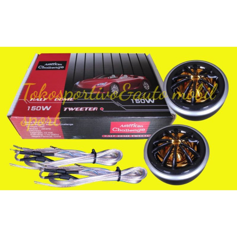 Tweeter audio mobil Twitter speaker American challenge 130watt twetter mobil universal suara jernih