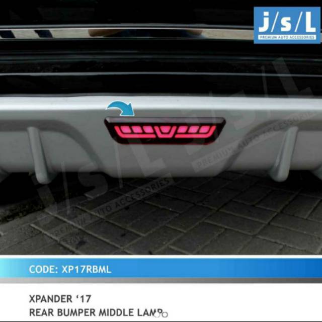 Lampu belakang tengah bumper Mitsubishi Xpander/ Rear Bumper lamp jsl