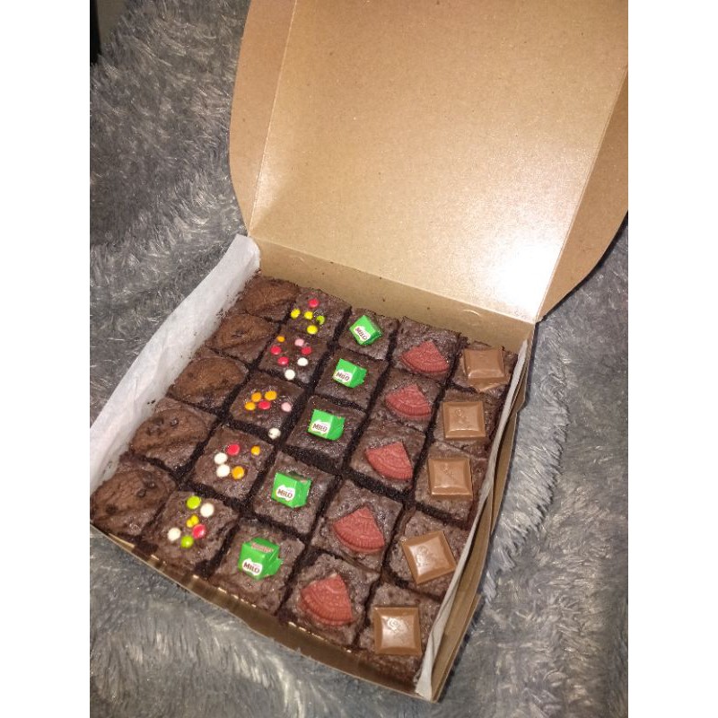 

fudgy brownies/brownies potong/brownies sekat lezaat