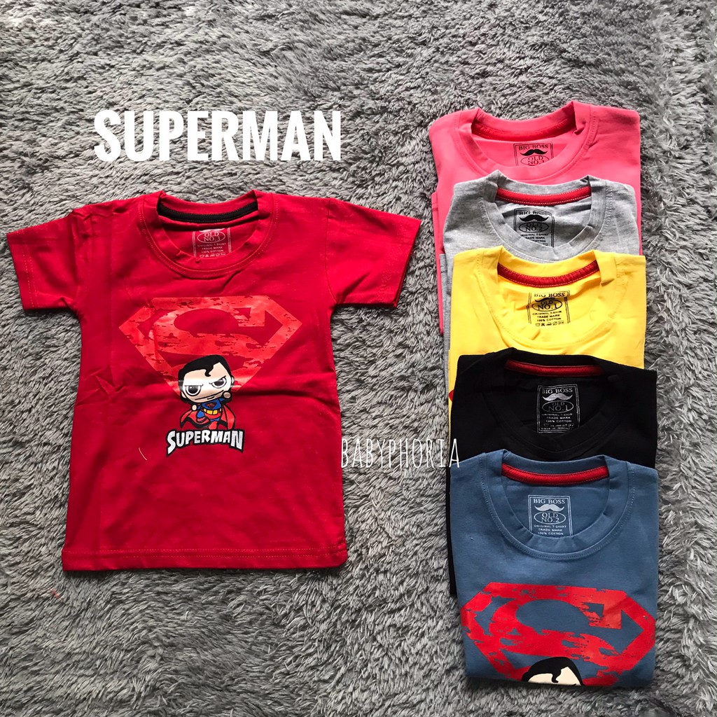 Baju Oblong Bayi Lengan Pendek BABYPHORIA Motif HEROES