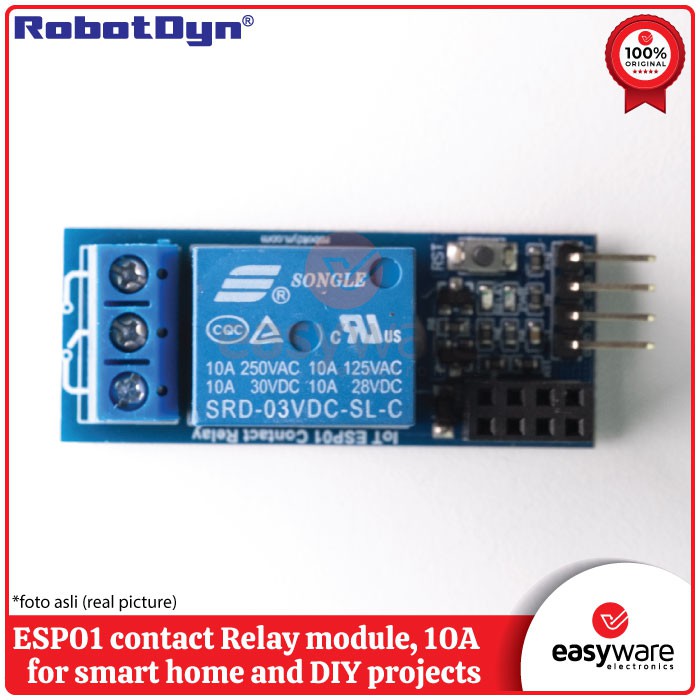 RobotDyn Relay ESP8266 WiFi IoT ESP01 Contact Relay module