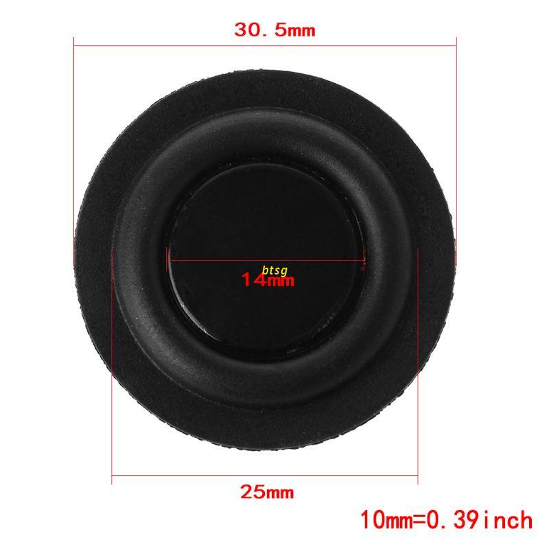 btsg 30mm Passive Radiator Subwoofer Speaker Vibration Membrane Bass Rubber Woofers