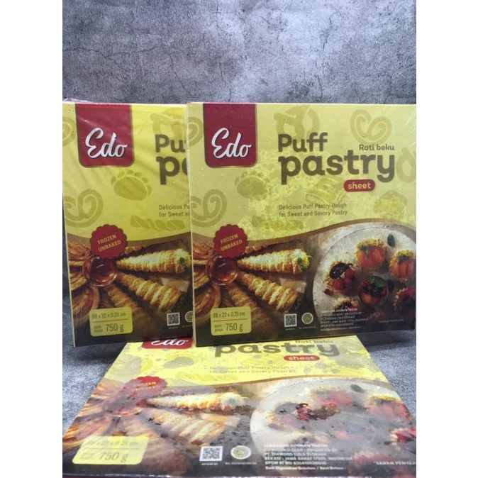 

Edo Puff Pastry Sheet 750gr TERLARIS TERPERCAYA ORIGINAL