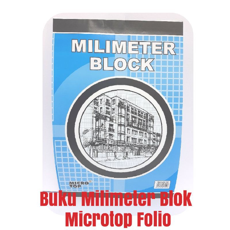 

Buku/ Kertas Milimeter Block Ukuran Folio/F4 MICROTOP