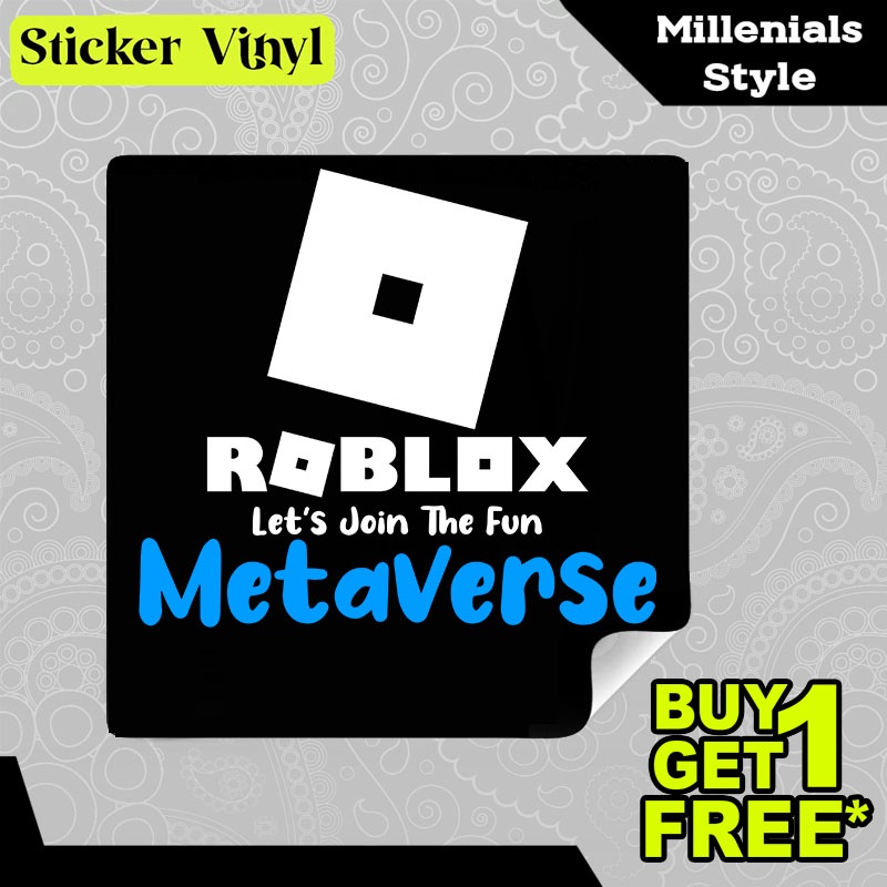 

Stiker Sticker Roblox The Fun Metaverse Platform Game Gaming Aesthetic Bahan Vinyl Satuan Anti Air