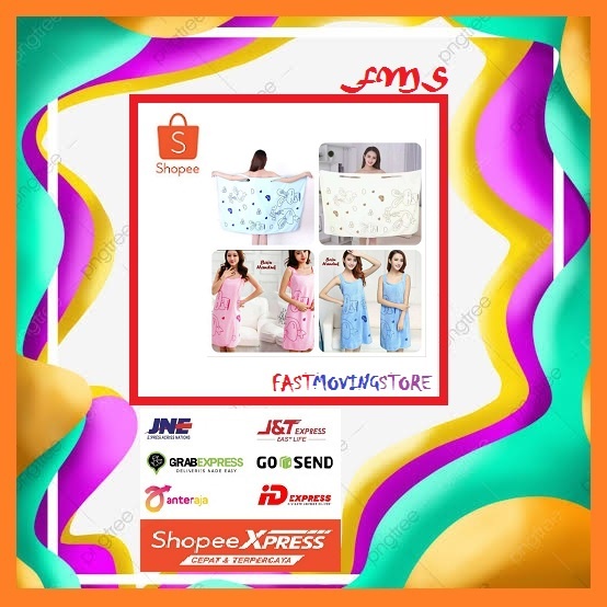 Baju Handuk Kimono Wearable Towel