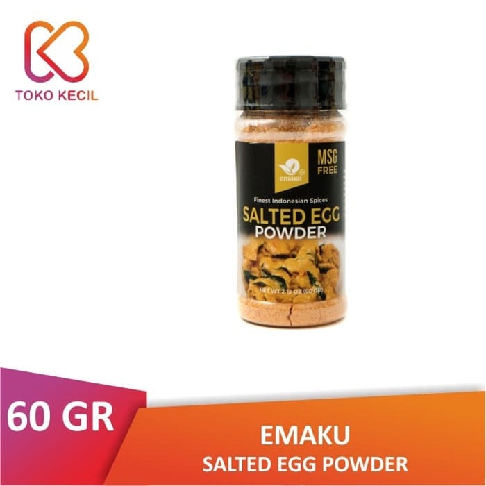 

NEW [BTL] Emaku Salted Egg Powder 60 GR No MSG | Telur Asin Bubuk