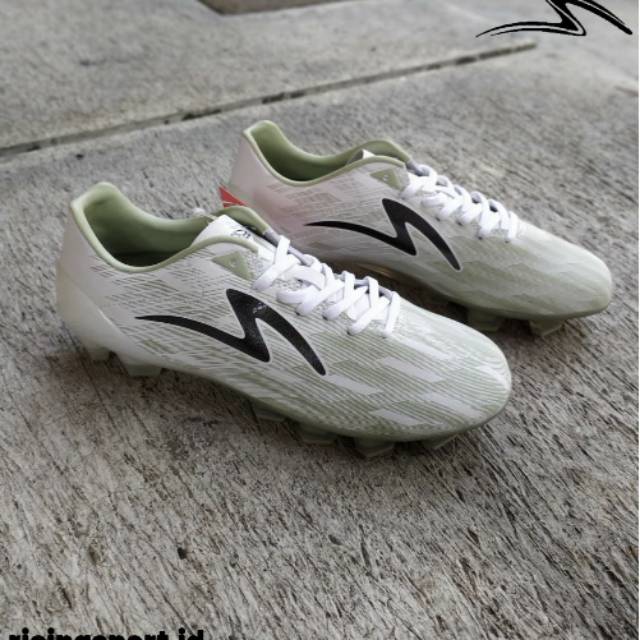 SEPATU SEPAK BOLA SPECS ACCELERATOR LIGHTSPEED 2 PRO FG WHITE OLIVE