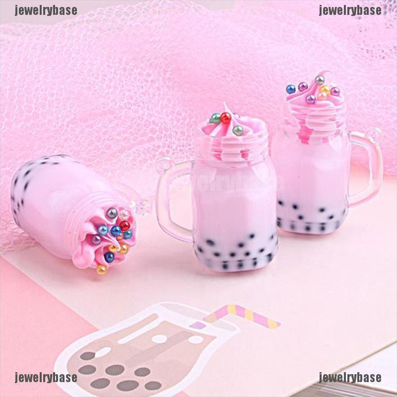 Base 1Pc Mainan Miniatur Gelas Milk Tea Skala 1: 6 Untuk Aksesoris Rumah Boneka 1 / 6