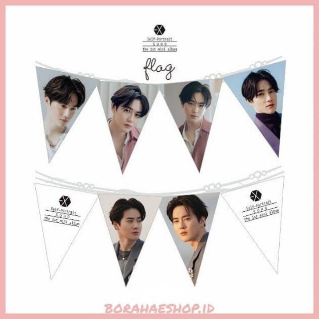 PHOTOCARD & FLAG SUHO SELF PORTRAIT