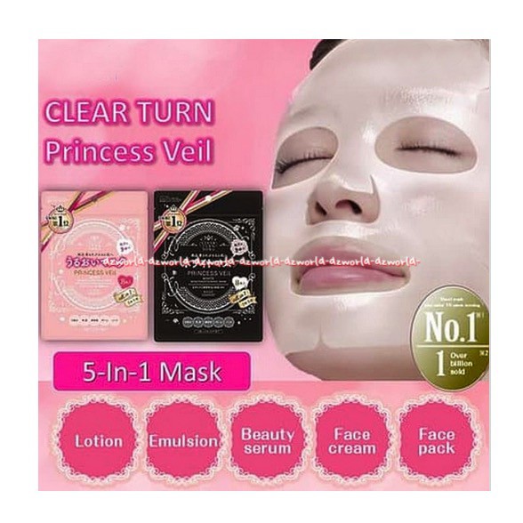 Princess Veil Pure White Mask Kose Cosmeport Masker Wajah