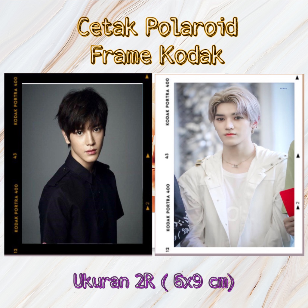 Cetak foto polaroid kodak frame 2R