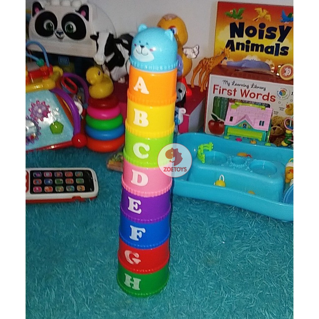 Zoetoys Baby Stacking Cup | Mainan Susun Gelas Bayi Anak | Edutoys