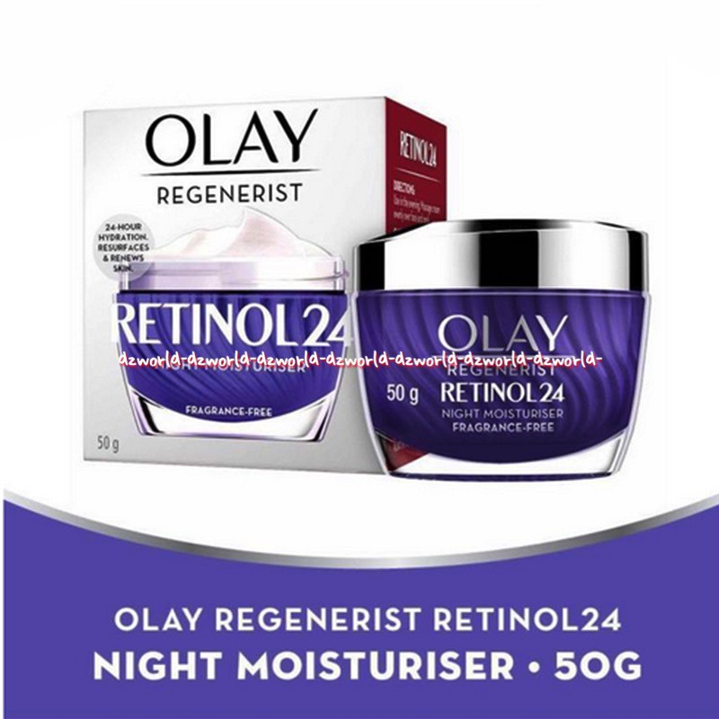 Olay Regenerist Retinol 24 Night Moisturizer Frangrance Free 50gr Krim Wajah Malam Hari