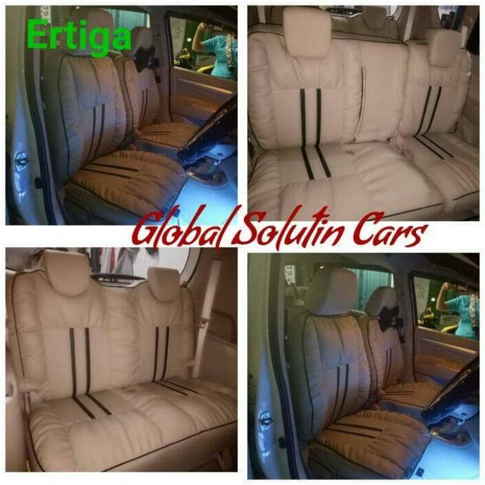 Sarung Jok Mobil Ertiga Model Sofa Bahan Lederlux