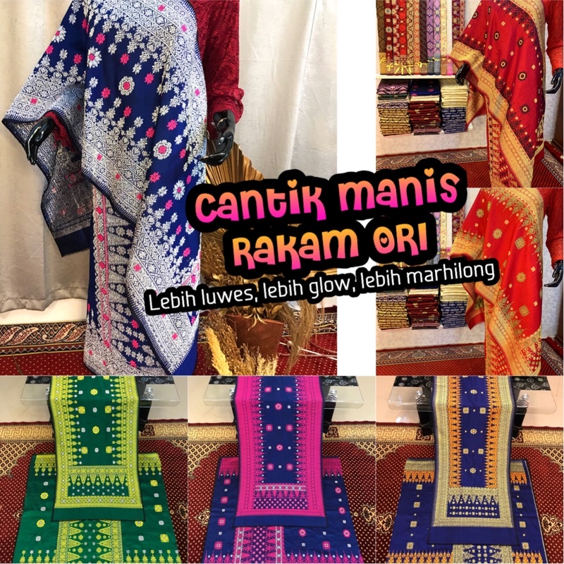 SONGKET TENUN CANTIK MANIS RAKAM ORI - ILHAM SONGKET PALEMBANG