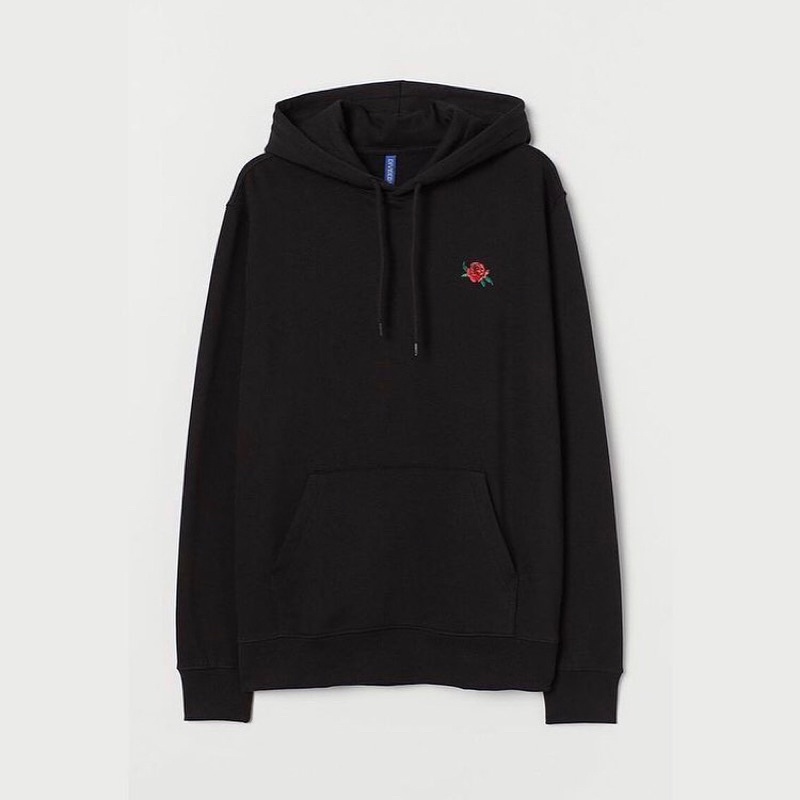 HOODIE H&M ROSE BLACK
