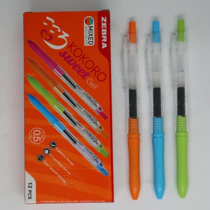 

PROMO Pen zebra KoKoRo gel sweet/PULPEN GEL/PULPEN LUCU/PULPEN 1 PACK/PENSIL WARNA/PENSIL 2B/PENGHAPUS JOYKO/PENGHAPUS LUCU/RAUTAN PENSIL PUTAR/RAUTAN ELEKTRIK/SPIDOL WARNA/SPIDOL PERMANEN/SPIDOL WHITEBOARD/CORRECTION TAPE