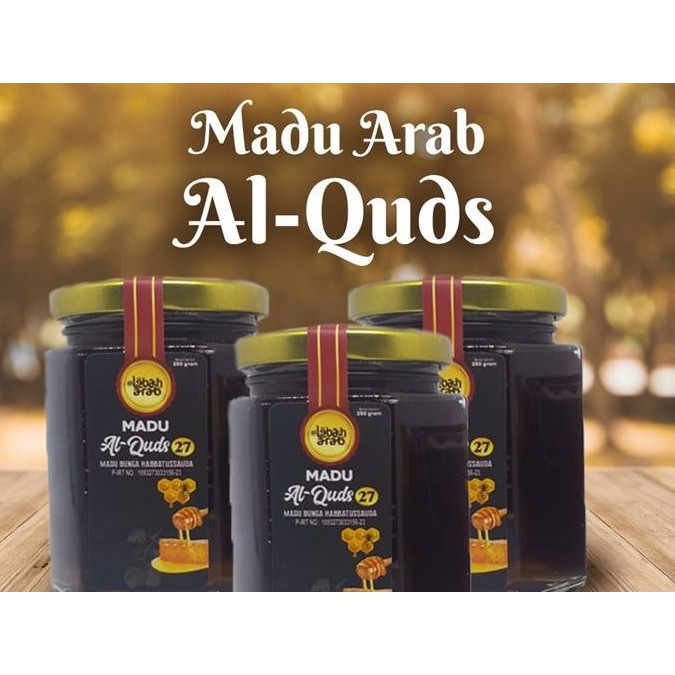 

PROMO Madu Arab AL-QUDS (Madu Super) Bundling 3 Botol 810gr Coklat