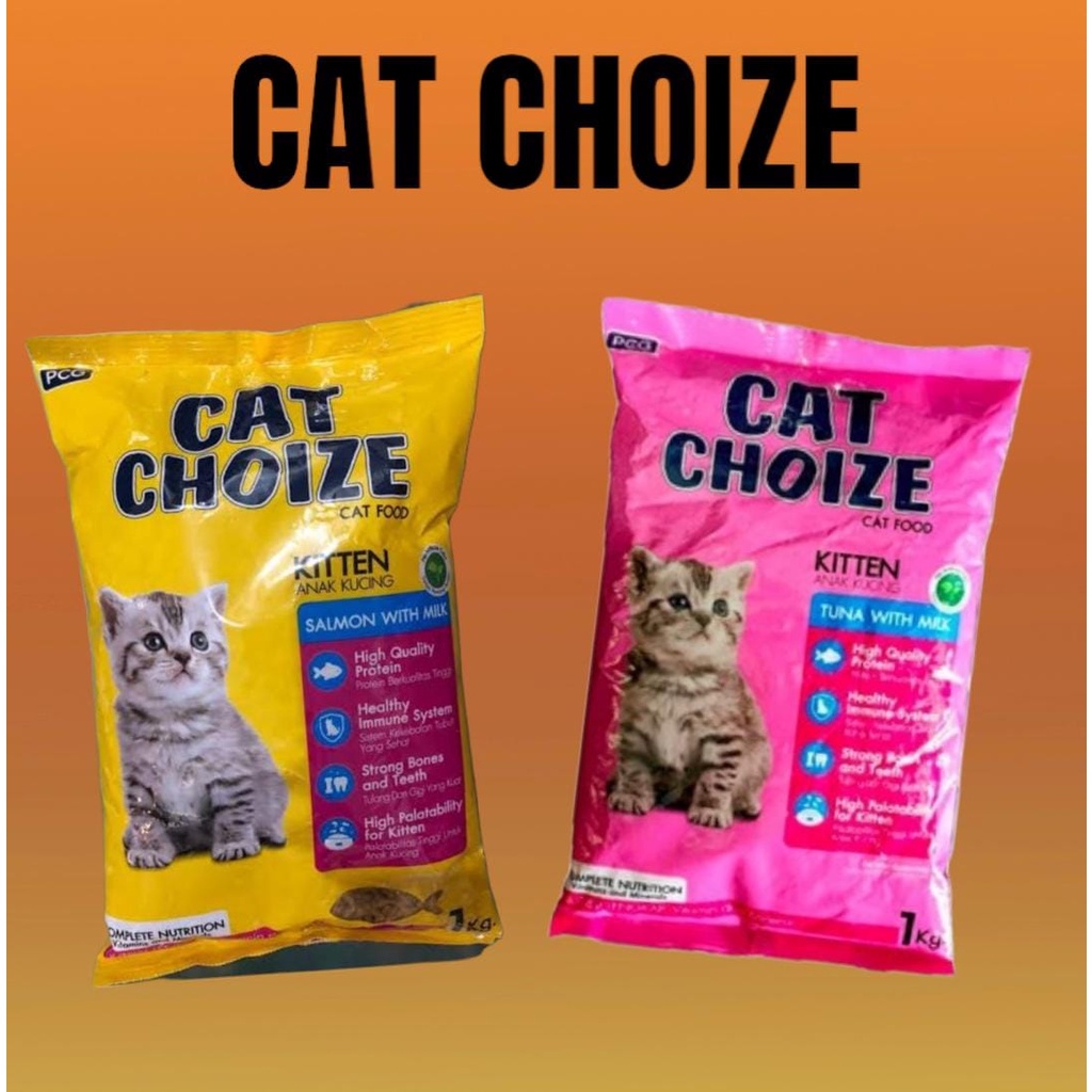 Pakan Kucing/CAT CHOIZE FOR KITTEN / CAT FOOD 1 kg / FRESH PACK