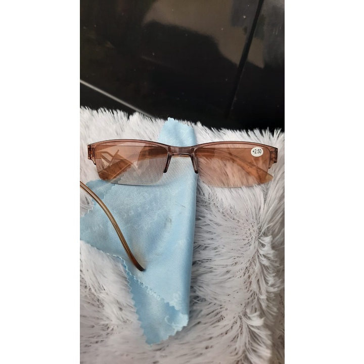 Kacamata Baca Gradasi Lensa Plus(+) Type AA612T .U Frame Plastik Lentur/Kacamata Baca Plus (+) Semirimless/KACAMATA BACA PRIA/KACAMATA PRIA/KACAMATA RABUN DEKAT/KACAMATA RABUN DEKAT GRADASI LENSA