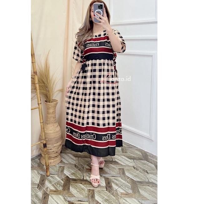 Barang Pilihan.. Daster Dior Arken Midi Dress Kekinian 2022 Rayon Armor