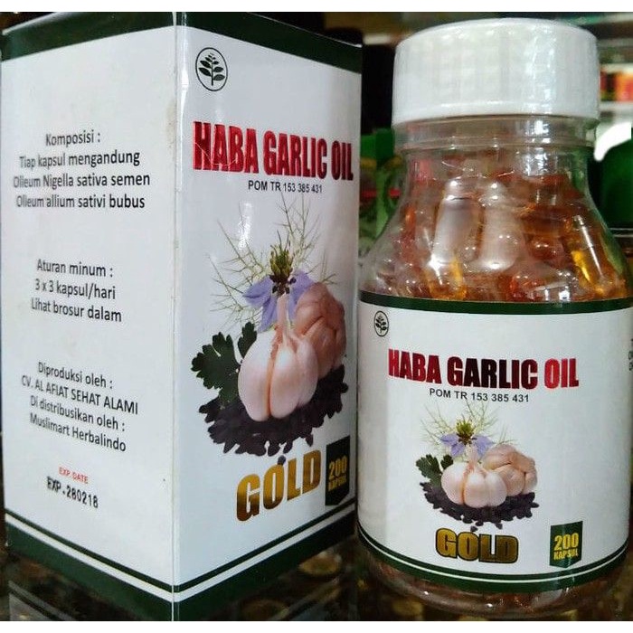 Haba Garlic Oil Gold 200 kapsul