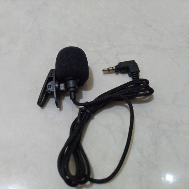 Lavalier clip on mic external action cam 3.5mm L microphone