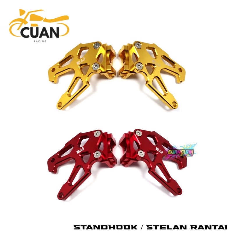 stelan rantai variasi stanhouk stand hook standhook stanhook satria Fu 150 sonic Vixion Cb/cbr dll