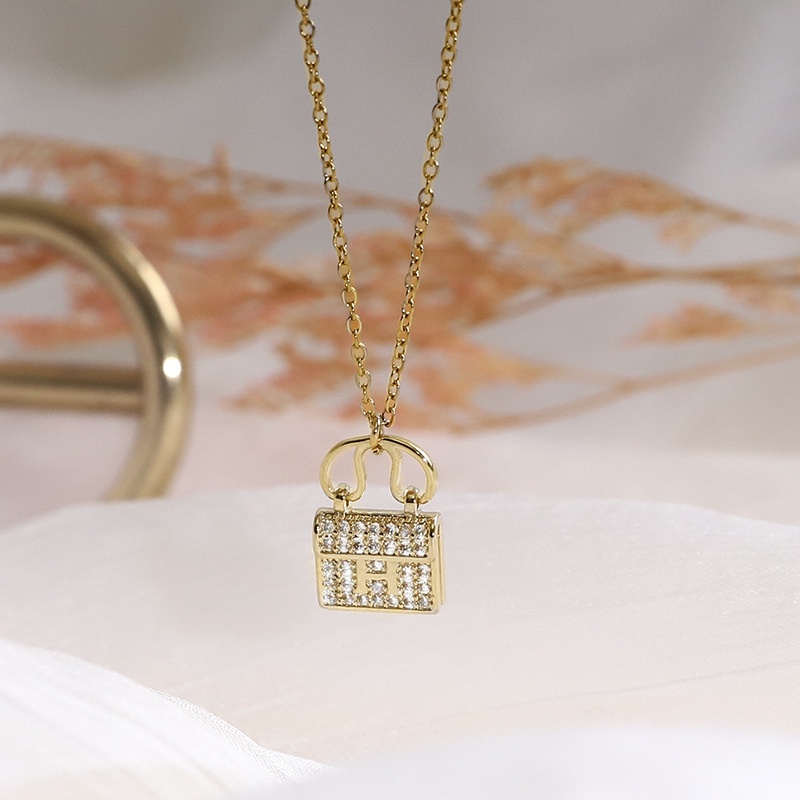 Kalung KL114 Perak / Silver S925 Premium Fashion Wanita Kalung unik Lucu Keren /Deluna/BS