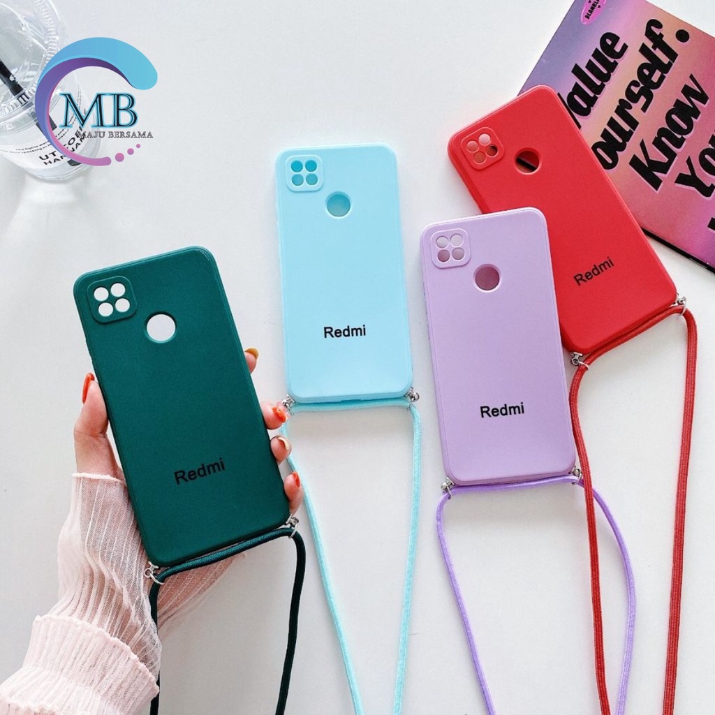 SOFTCASE SLINGCASE ORIGINAL SILIKON PELINDUNG KAMERA XIAOMI REDMI NOTE 8 9 10 PRO MB2235