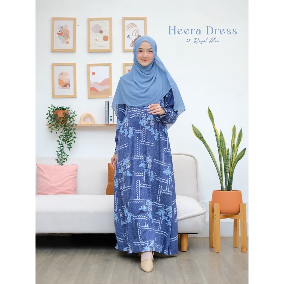 D Olea Hijab Gamis Rayon Diamond Daster Home Dress Heera