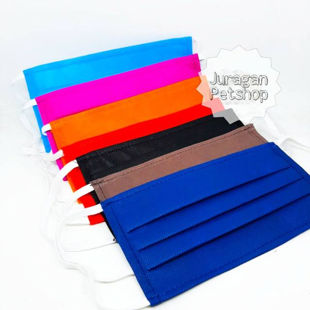 EARLOOP MASKER | MASKER KAIN | MASKER 2 LAPIS (RANDOM WARNA)