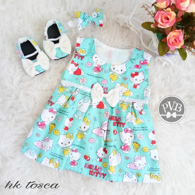 SALE 1 set dress baju bayi baby anak cewe perempuan 2 - 14 bulan grosir TERBARU