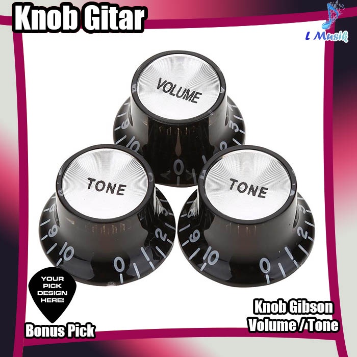 KNOB GITAR GIBSON POTENSIO