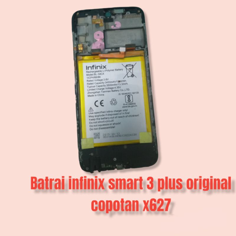 Buzzer konektor cas charger  infinix smart 3 plus fleksibel board cas penghubung mesin HP infinix sm