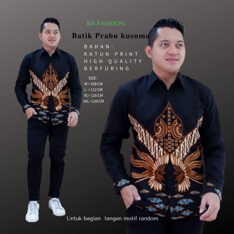Baju kemeja Batik SOLO pria modern terbaru ori solo
