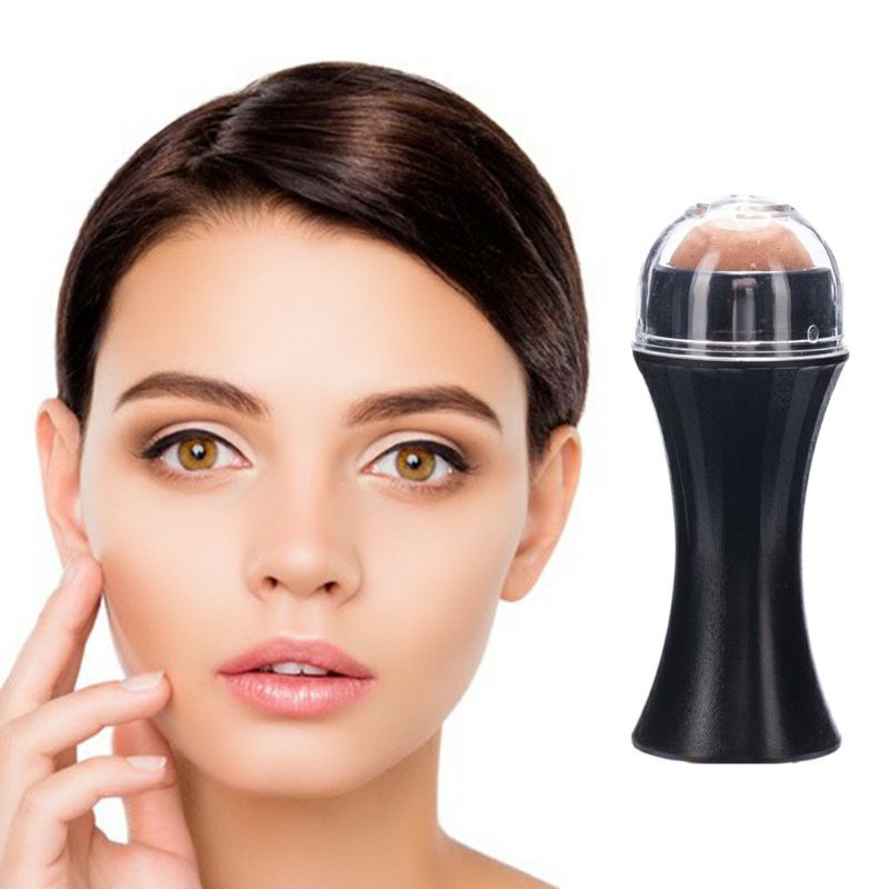 Oil Absorbing Roller Volcanic Face Roller Stick Penyerap Minyak Wajah Massage Portable Face Roll