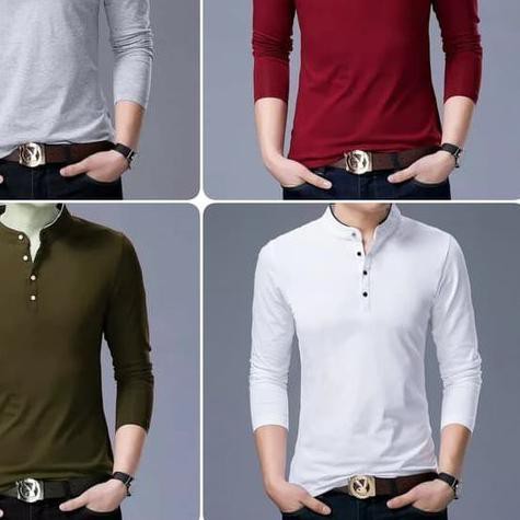 ➦ KAYSER - KAOS PRIA - TKB kaos polos kerah koko kaos berkancing kaos pria formal casual ❃