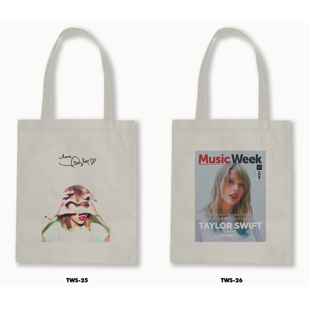 TOTE BAG BLACU  - TAYLOR SWIFT 05