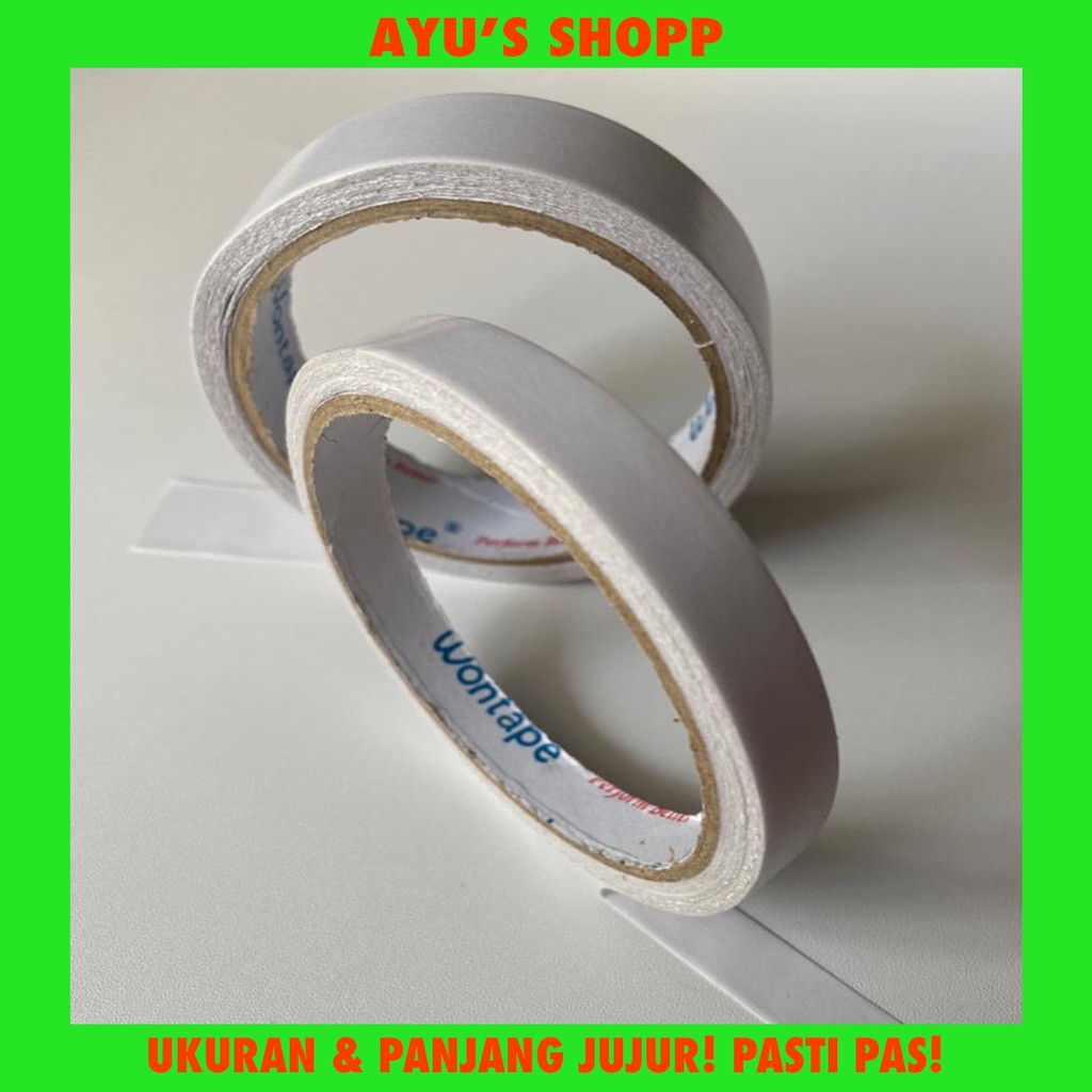 

Tape/ Doubletape Lakban WONTAPE 12 mm x 8 yard setara Nachi/ Daimaru