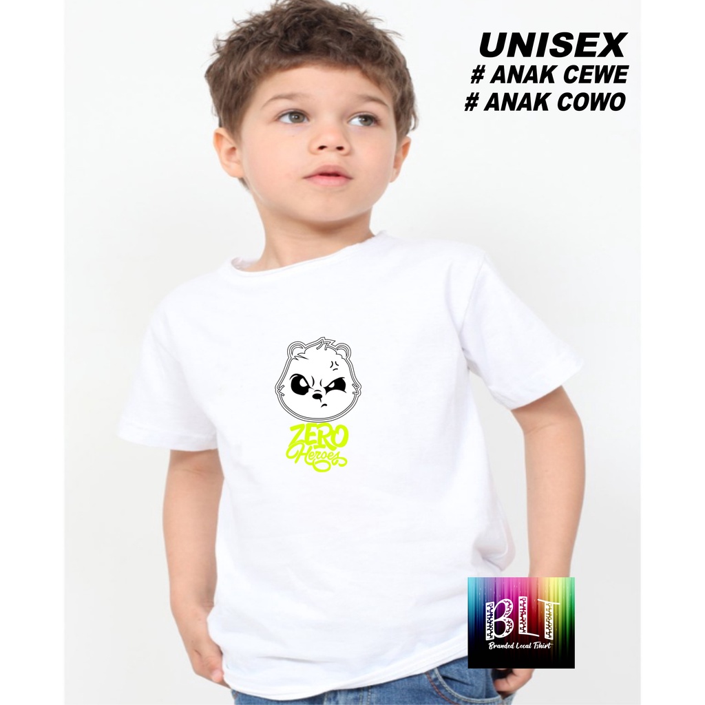 Promo Kaos  ZERO HEROES 2 WARNA HENG Anak Anak  Lengan Pendek Combed 30S Atasan Anak2 cowok cewek Kaos Murah kaos anak kartun kaos anak anime kaos anak murah kaos anak hits kaos viral