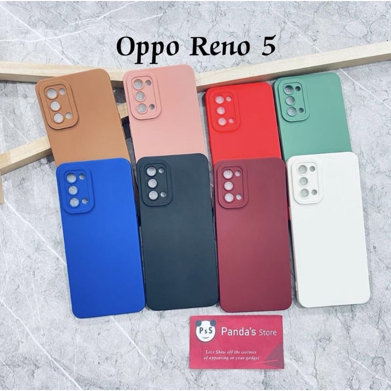 Softcase Pro Camera Oppo Reno 5 4G / 5G Candy Case Full Color 3D Silikon TPU