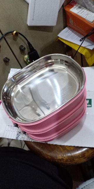 Lunchbox Homio 8518 3 Layers Stainless Steel