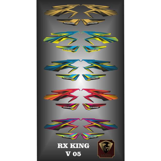 sticker rx king stiker motor striping motor RX KING aksesoris motor RX KING Striping rx king 2005
