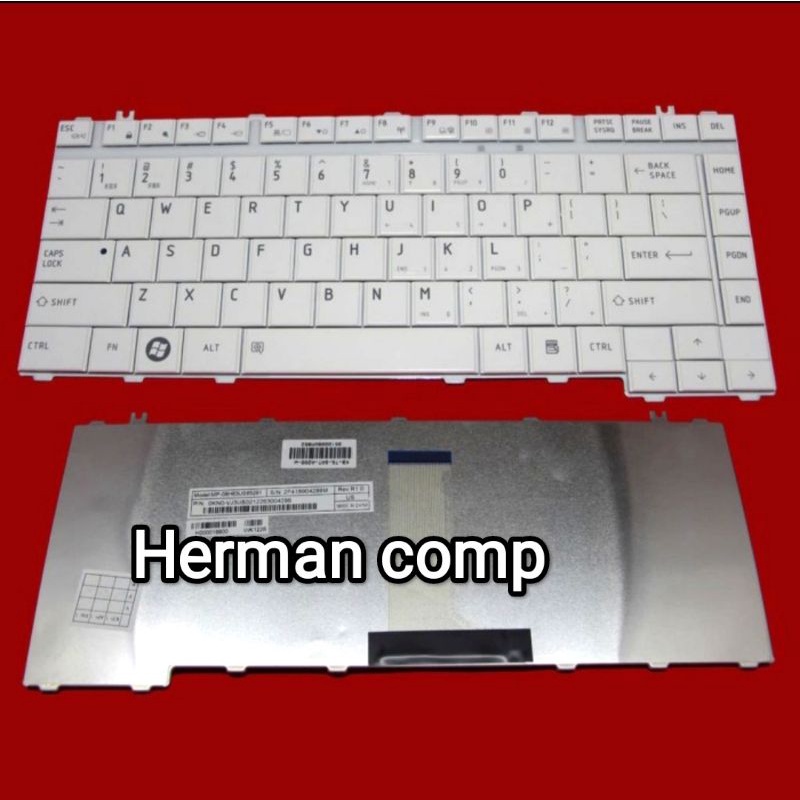 Keyboard Toshiba DynaBook AX AX/53D White