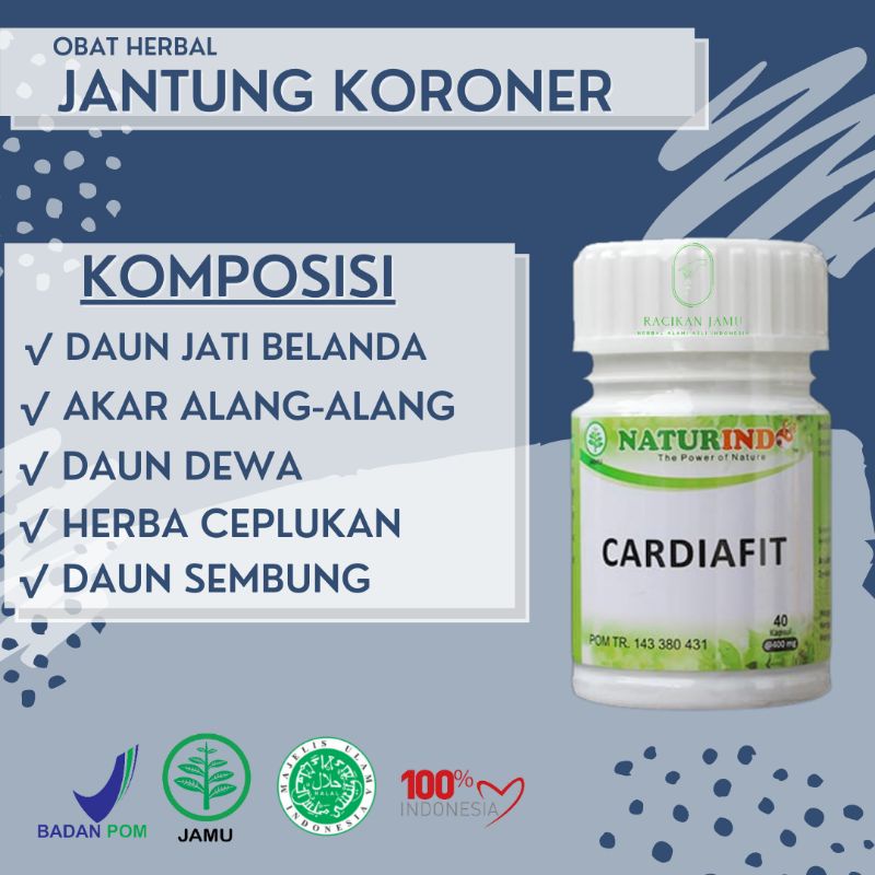 CARDIAFIT Obat Herbal Jantung Koroner Dengan Gejala Nyeri Dada Dan Berdebar Serta Sesak Nafas Obat Herbal Jantung Berdebar Obat Jantung CORONER Obat Jantung Ampuh-2