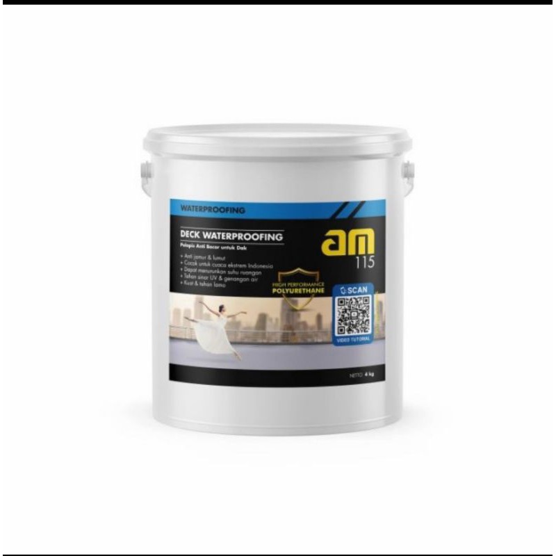 am 155 waterproofing PU Dark Grey 4 kg